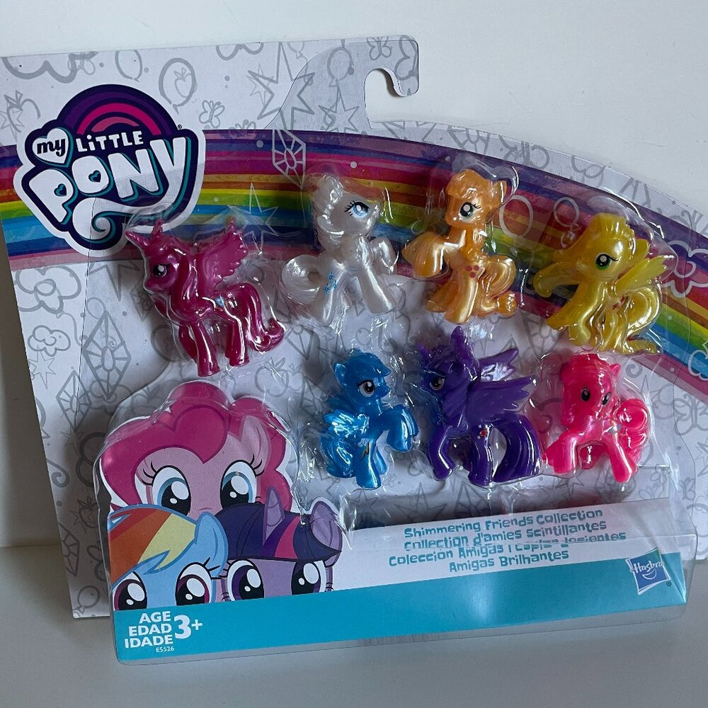 My Little Pony Mini New 2" Figure Shimmering Friends Collection 2018 Set 7